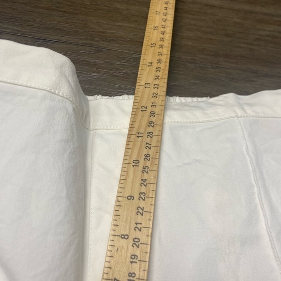 Isaac Mizrahi 24/7 Stretch Ankle Pants Pin Tuck Bright White 20W - Picture 6 of 7